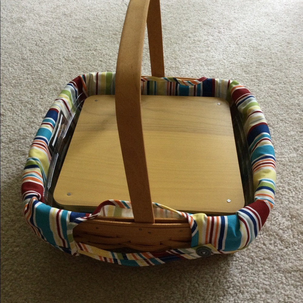Longaberger Classic Pie Basket Combo Single Handle - Picture 8 of 10